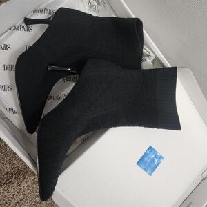 Dream Pairs Black Ankle Boots Sleek Pointed Toe